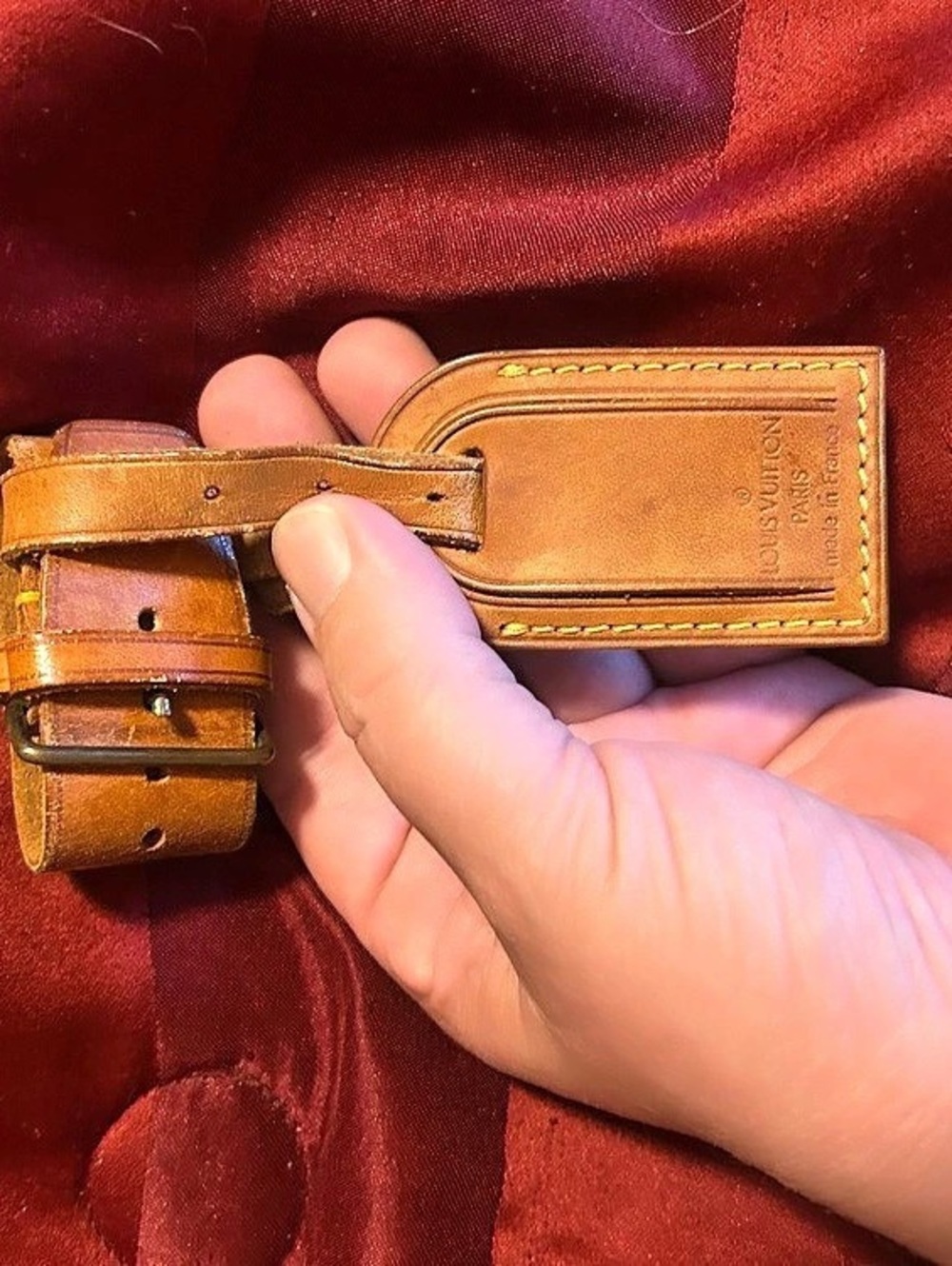 Lv luggage tag